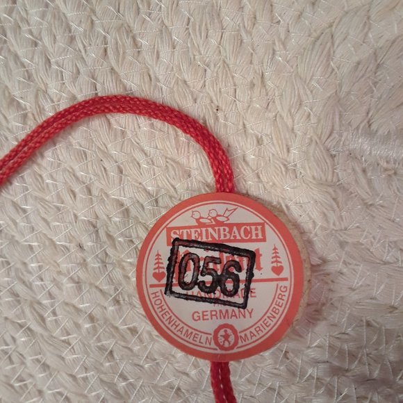 RARE Vintage Steinbach Mushroom Picker Forest Gnome with Tag - Picture 6 of 7